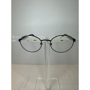 Elements Europa EL-372 C1 Black Unisex Round Full Rim Eyeglass Frames 51-19-140